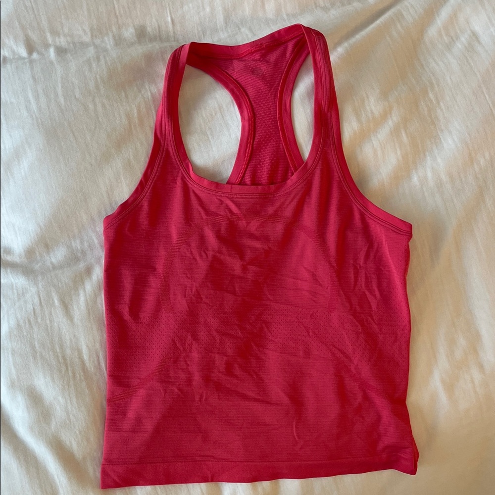 Pink Racerback Tank Top